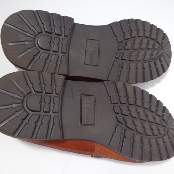 LL Bean Men’s Allagash Bison Handsewn Penny Loafers Leather Brown Size‎ 10 EE - Picture 7 of 7
